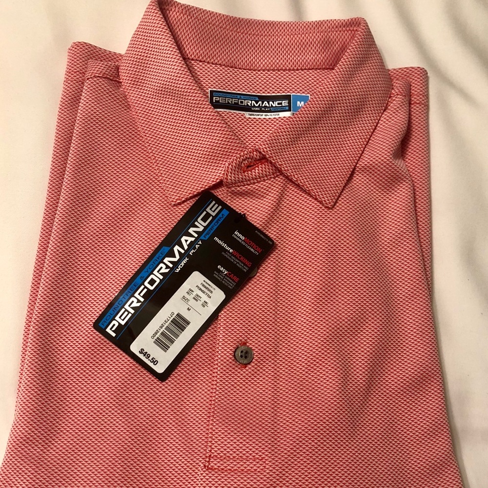 Roundtree & Yorke Performance Men’s Golf Shirt